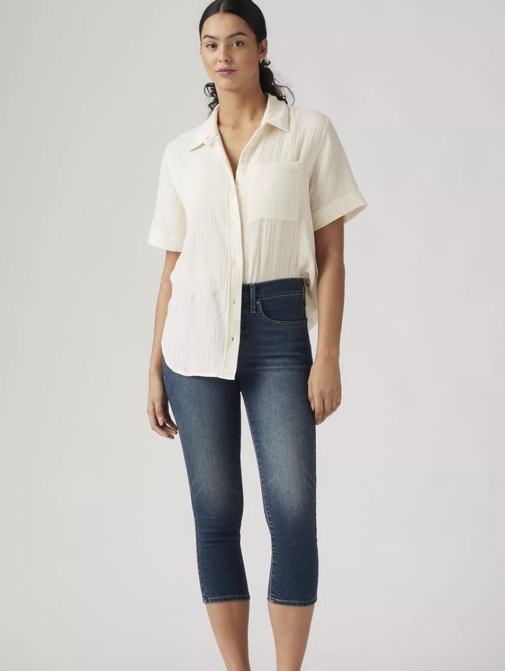 LEVI'S 300 Shaping Series 311 Shaping Skinny Capri Women's Jeans SIZE 32